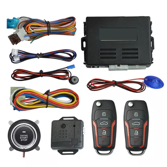 Car Remote Engine Start/Stop Push Button Security Alarm System Switch Keyless