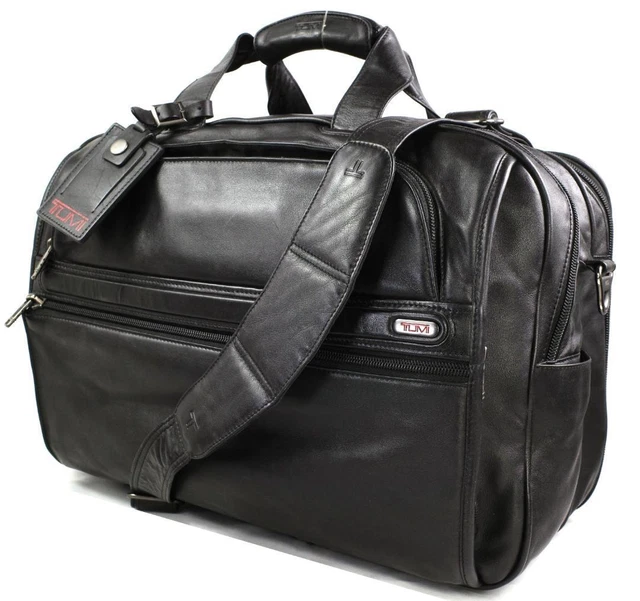 TUMI Bag 92154D4 G4.4 Discontinued Top Quality Nappa Leather Boarding Tote