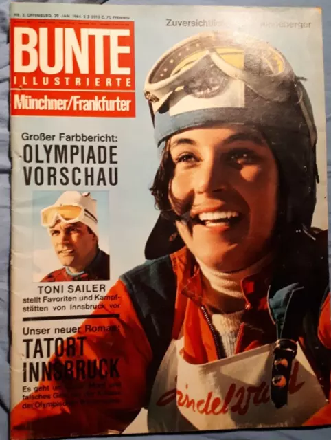 Bunte Illustrierte Nr.5/1964--Toni Sailer/Olympiade Vorschau