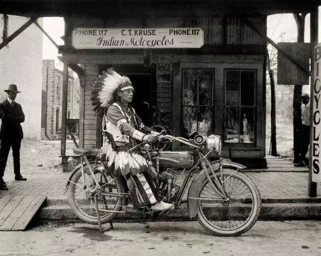 Vintage Indian Motorcycle Cheif 1920s Ad Retro Old Photo 8.5" x 11" reprint