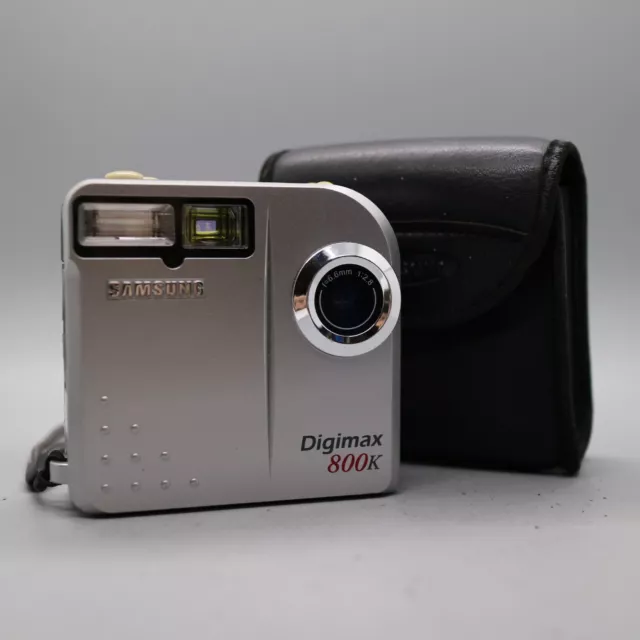 Samsung Digital Camera Digimax 800k 0.8MP Silver Tested