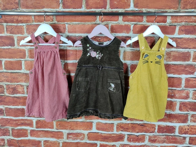 Abito Pinnafore Bambina Età 18-24 Mesi Next M&S Debebhams Corda 92Cm