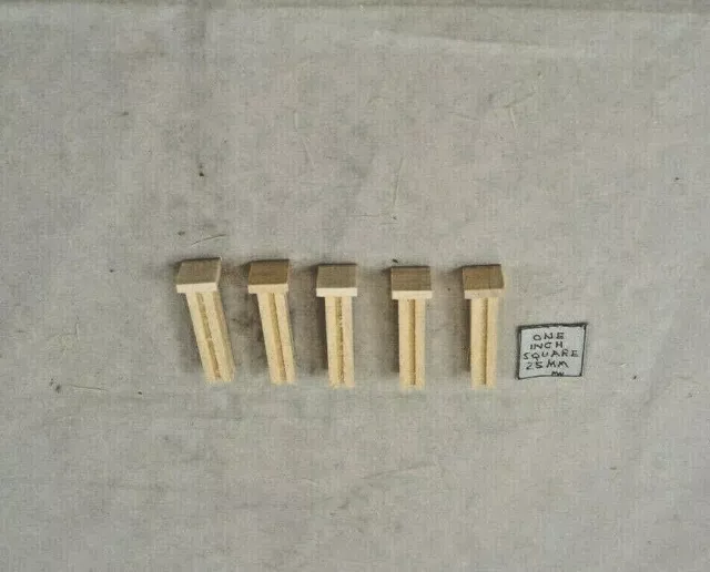 Widow Walk Post 2" high    1/12 scale dollhouse miniature 5pcs  MWNWC1