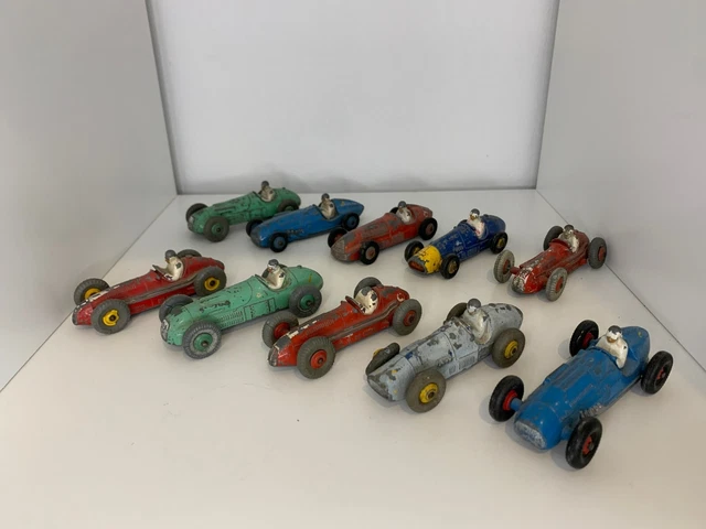DINKY VINTAGE 1950'S / 1960's Racing Car Collection (x 10) £89.00 ...