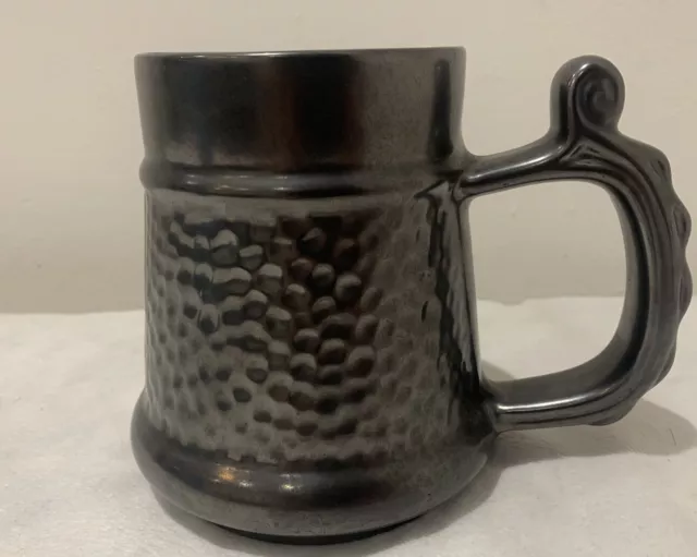 Vintage Prinknash Abbey Stein Tankard Beer Mug Cup Stein Pottery Gunmetal Grey