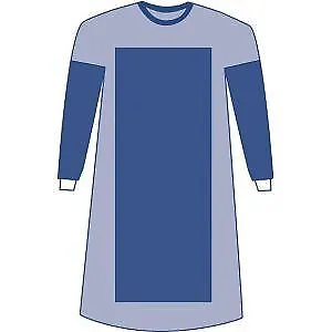 Medline DYNJP2708 Aurora Surgical Gown Poly-Reinforced, X-Large 30CT (0000)