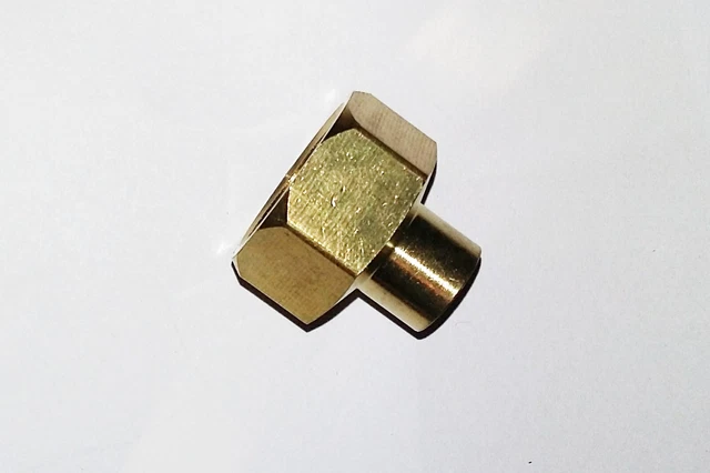 Adattatore presa 1/2 POLLICE BSP femmina a 1/8 POLLICE BSP femmina acqua aria carburante gas