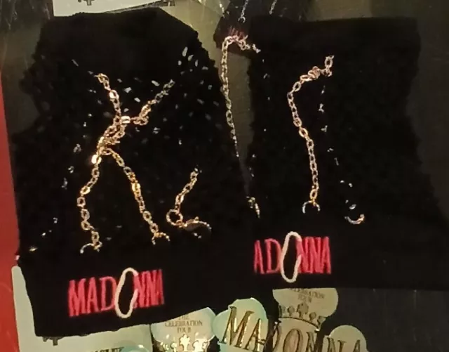 2024 New Rare Madonna Celebration Exclusive Tour Mesh Boy Toy Gloves