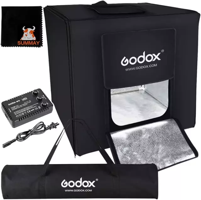 GODOX LST80 LED Mini Photography Studio Tent 80 x 80 x 80cm Triple LED Light Boa