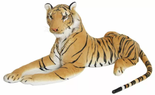 Large Giant Tiger Teddy Leopard Wild Animal Soft Plush Stuffed Toy 70cm
