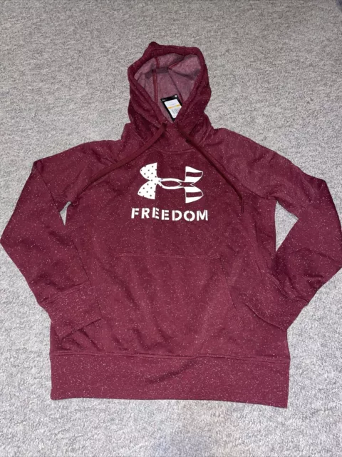 Under Armour Freedom Women's Pullover Hoodie Sweatshirt NWT Small