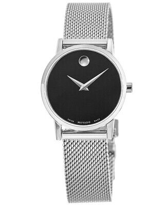 New Movado Museum Classic Black Dial Women's Watch 0607220