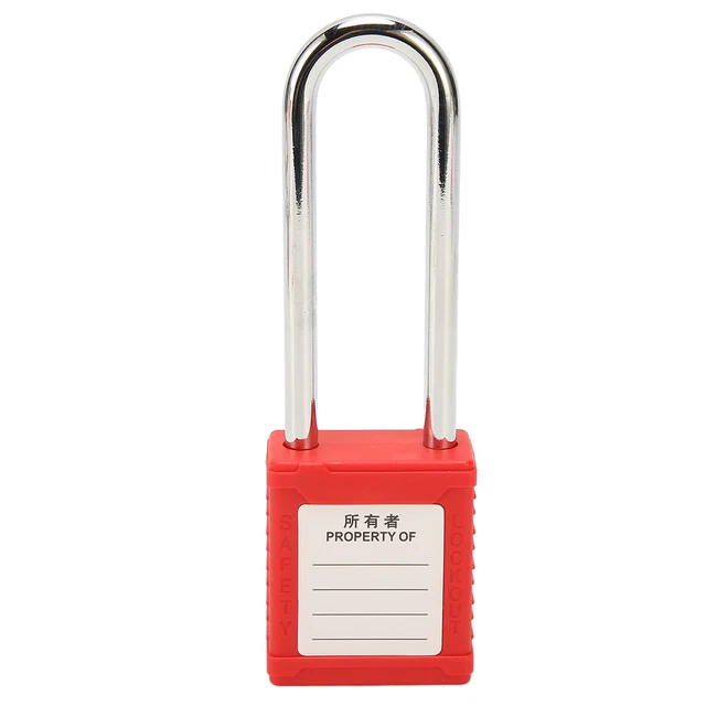 Lucchetto etichetta blocco blocco ad alta sicurezza con guscio in ABS resistente antipressione e