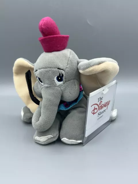 Disney Store Dumbo 8" Mini Bean Bag Plush Soft Toy New Retired Vintage