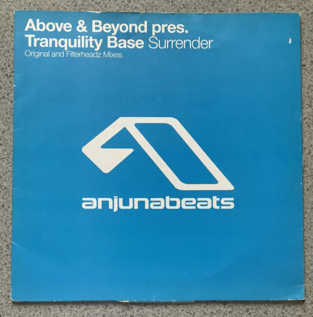 Above & Beyond Tranquility Base Surrender 12” Trance Vinyl Anjunabeats ANJ034