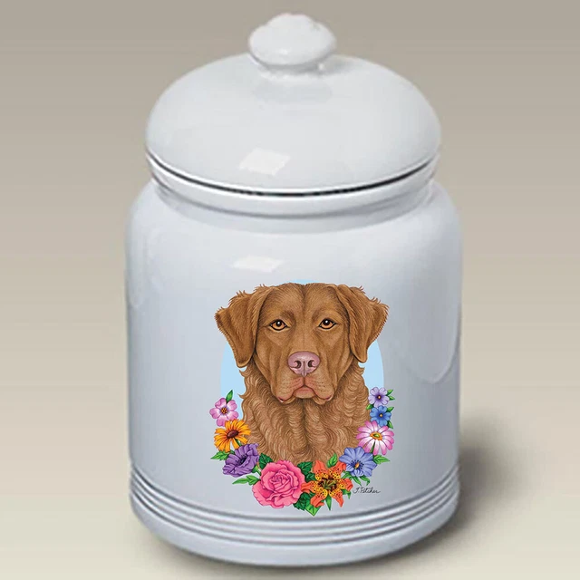 Chesapeake Bay Retriever Ceramic Treat Jar TP 47070