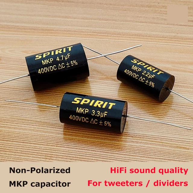 Axial 250V Non-Polarized Crossover Capacitors – 1uF To 10uF, 5% Tolerance