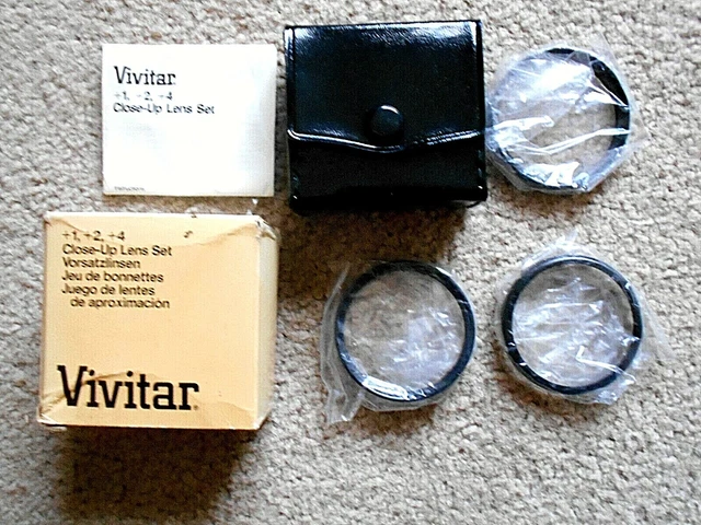 Vivitar 52mm Close Up Lens Set +1 +2 +4 +10 - Kamera Express