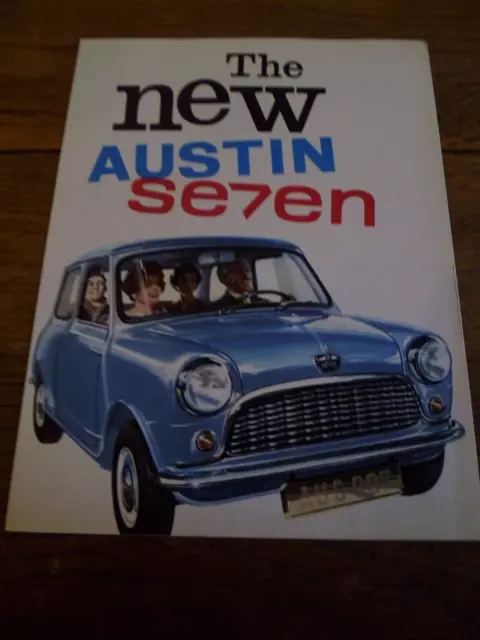 Austin Seven ( Mini) Brochure 1959, First