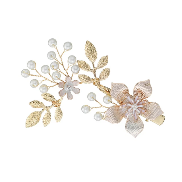 Épingles À Cheveux Fleur Barrettes De Mariée Mariée Les Fleurs