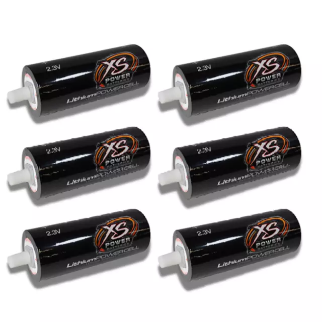 XS Power 6 Pack Kit 40AH Lithium Cells 2.3v Lithium Titanate Oxide (LTO)