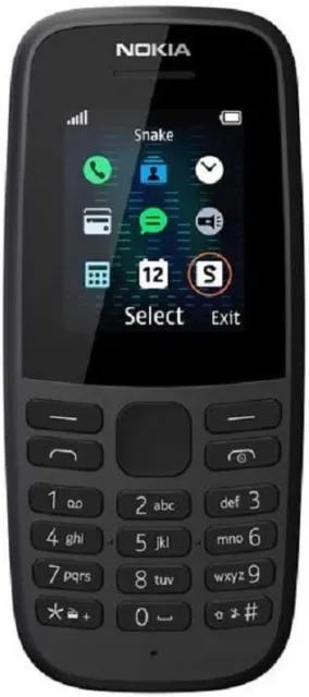 New Nokia 105 Dual Sim Free Unlocked Phone  4th Edition