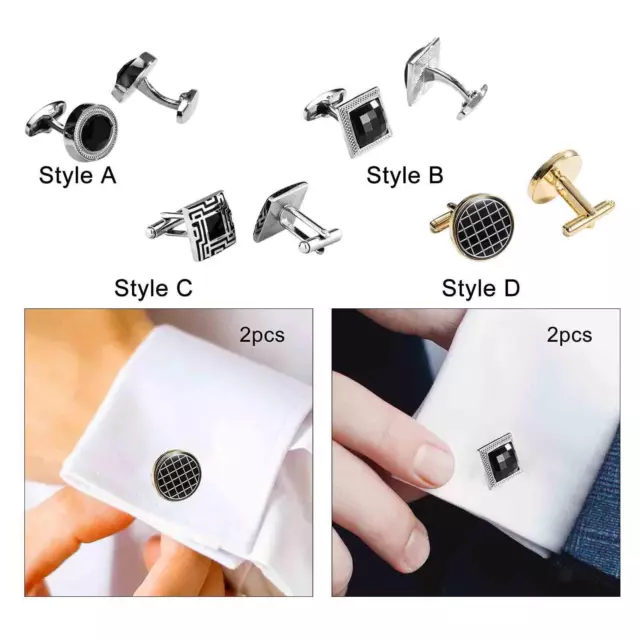 Cufflinks for Mens Shirt Cuff Links for Father's Day Birthday Gift Wedding