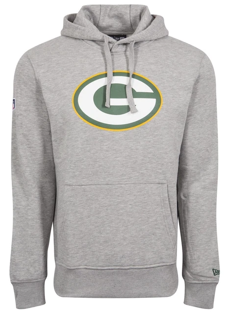 New Era Herren Hoodie NFL Green Bay Packers Logo grau
