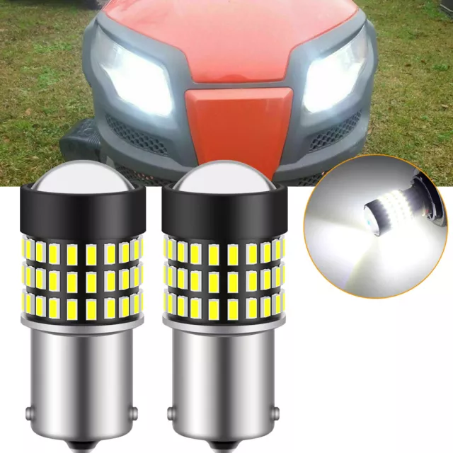 For Craftsman LT12 LT1500 LT2000 Tractor Bulb 2X White LED HeadLight White Bulbs
