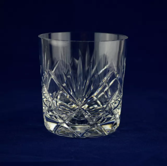 Royal Brierley Crystal "BRAEMAR" Whiskey Glass / Tumbler 7.8cms (3") Tall