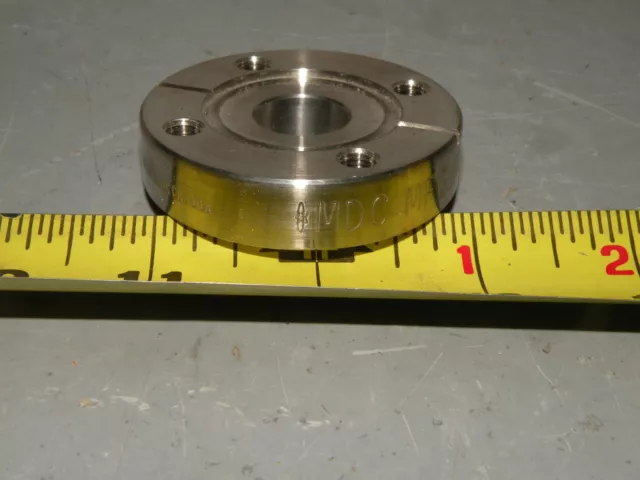 UHV Ultra High Vacuum 2.1" OD CF  Flange (for glass viewport?)