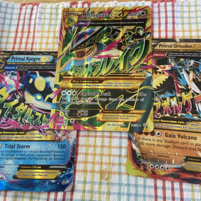 POKEMON MEGA M Rayquaza EX (Shiny Full Art) #98 ULTRA (Jumbo