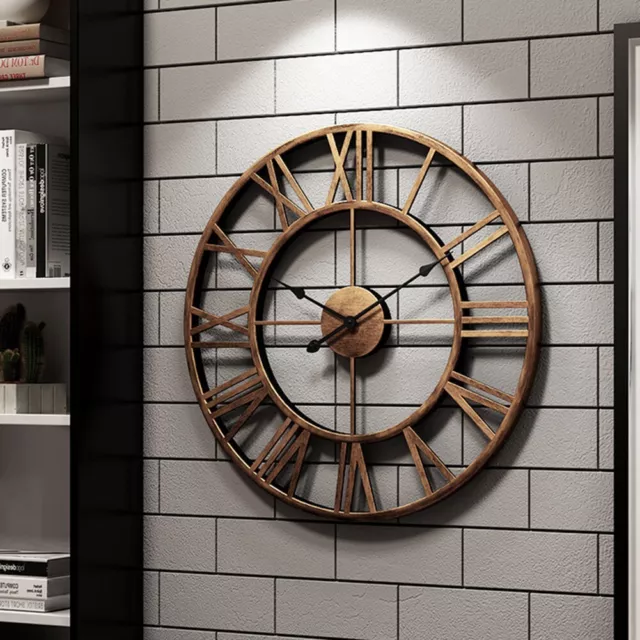 Simple Living Room Wall Clock with Silent Movement and Creative Design