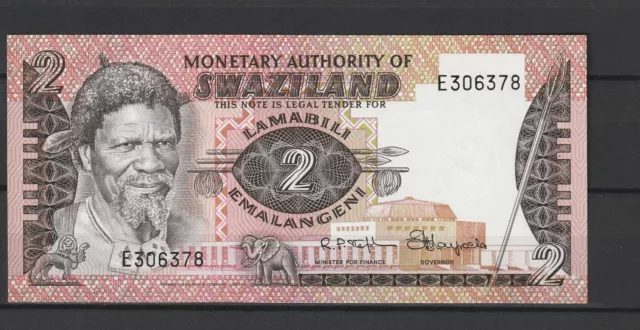 SWAZILAND - Billet de 2 Emalangeni Non daté ( 1974 ) - P. N° 2a NEUF UNC