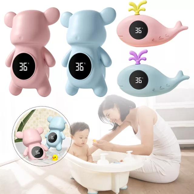 Infant Bath Tub Water Temperature Tester Cute Animal Shape Thermometer Toy