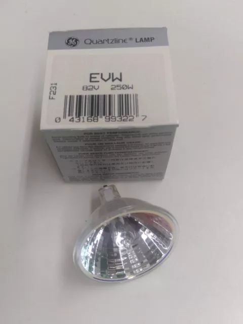 GE Quartzline EVW Projection Lamp Projector Bulb 82V 250W