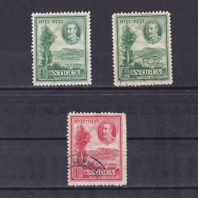 ANTIGUA 1932, SG# 81-82, CV £21, part set, 'George V', Used/MH