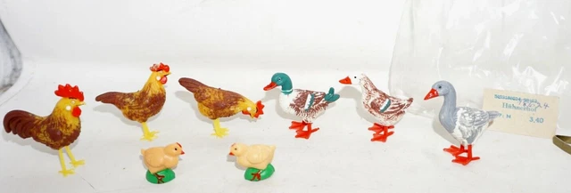 Hühnerhof Bauernhof Effelder DDR Gans Ente Huhn Hahn Küken UNBESPIELT in OVP /21 Hühnerhof Bauernhof Effelder DDR Gans Ente Huhn Hahn Küken UNBESPIELT in OVP /21