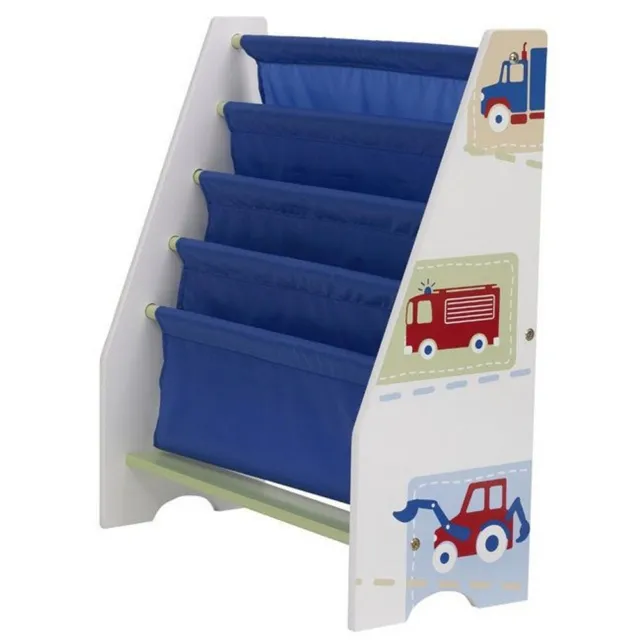 Childrens/Kids Vehicles Sling Bookcase (AG2678)
