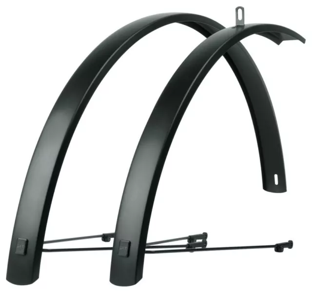 SKS Schutzblech EDGE AL matt schwarz Aluminium 45mm