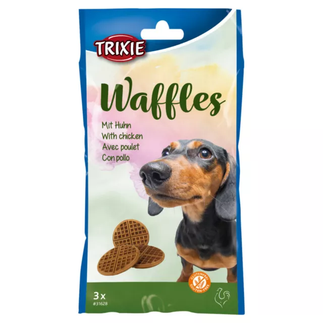 Trixie Waffles Avec Poulet 100 G, Friandise pour Chien, Neuf