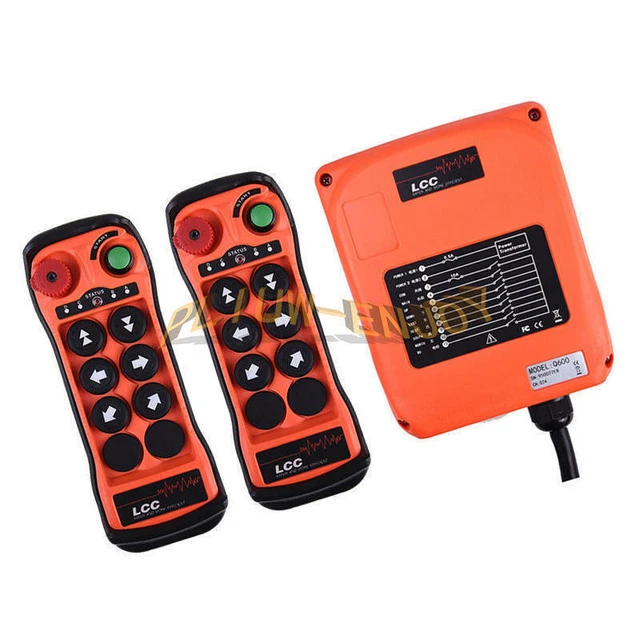 6 BUTTONS HOIST Radio Remote Control Lifting Switch Controller #WD8 EUR ...