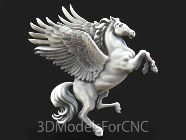 3D Model STL File for CNC Router Laser & 3D Printer Pegasus 3