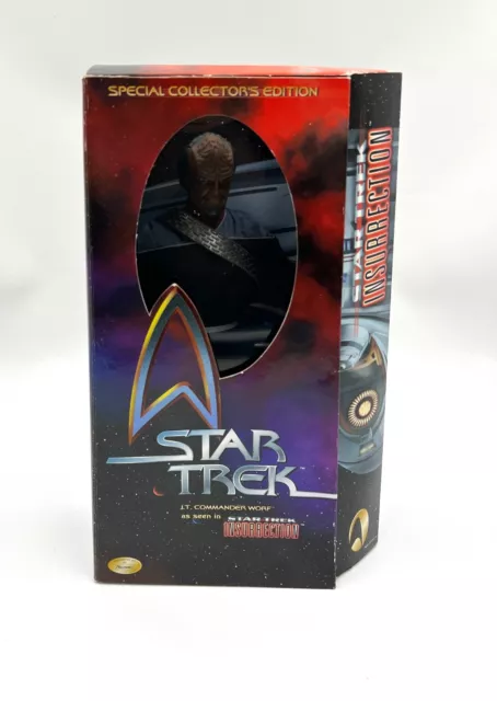 Lt Commander Worf Star Trek INSURRECTION Special Collector's Edition 12inch MISB