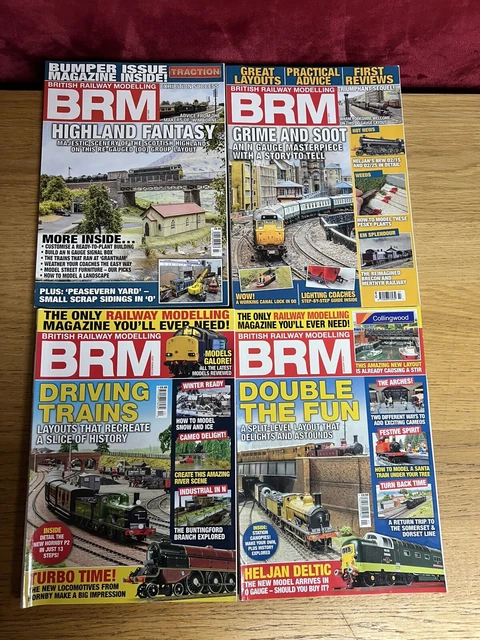 BRITISH RAILWAY MODELLING Magazine BRM Job Lot MISC YEARS 2022 2023 ...