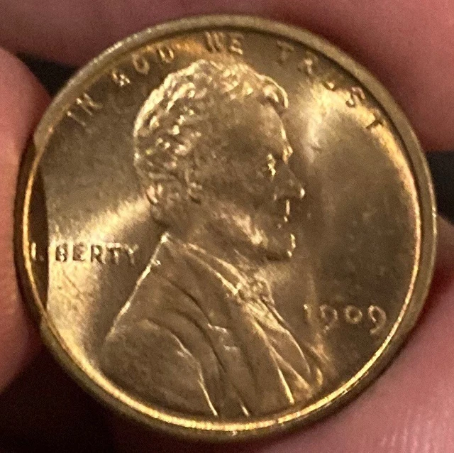 1909 VDB Lincoln Wheat Penny Cent - Gem BU+++ (RED) - Better Date!