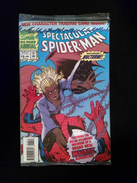 Spider-Man Annual #13P  Marvel Comics 1993 NM Newsstand Polybagged With Card