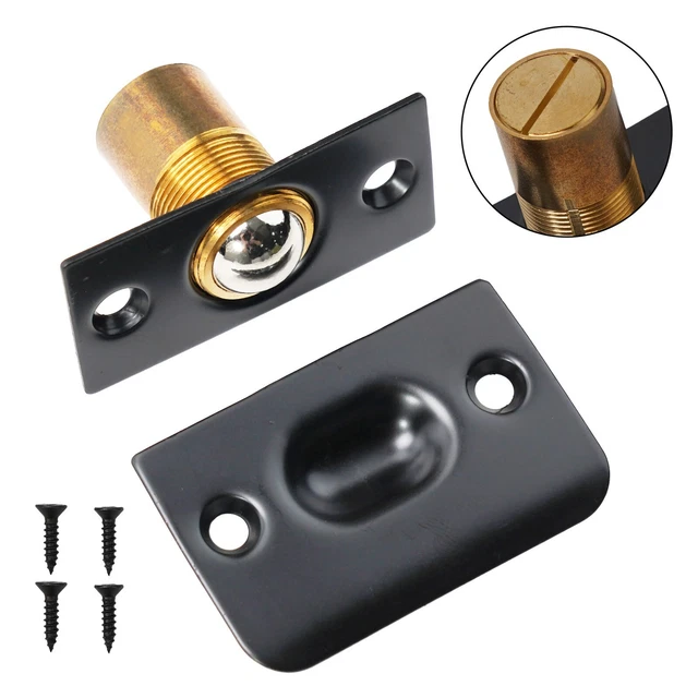 HEAVY DUTY ADJUSTABLE Ball Bearing Door Latch with Brass and Stainless
