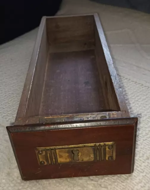 Alte Schublade von Nähmaschine Deko Schubkasten Antik Nähkästchen Singer