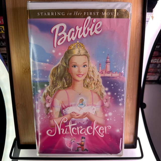 BARBIE EN EL Cascanueces VHS Clamshell (2001) FHE Niños Artesanal